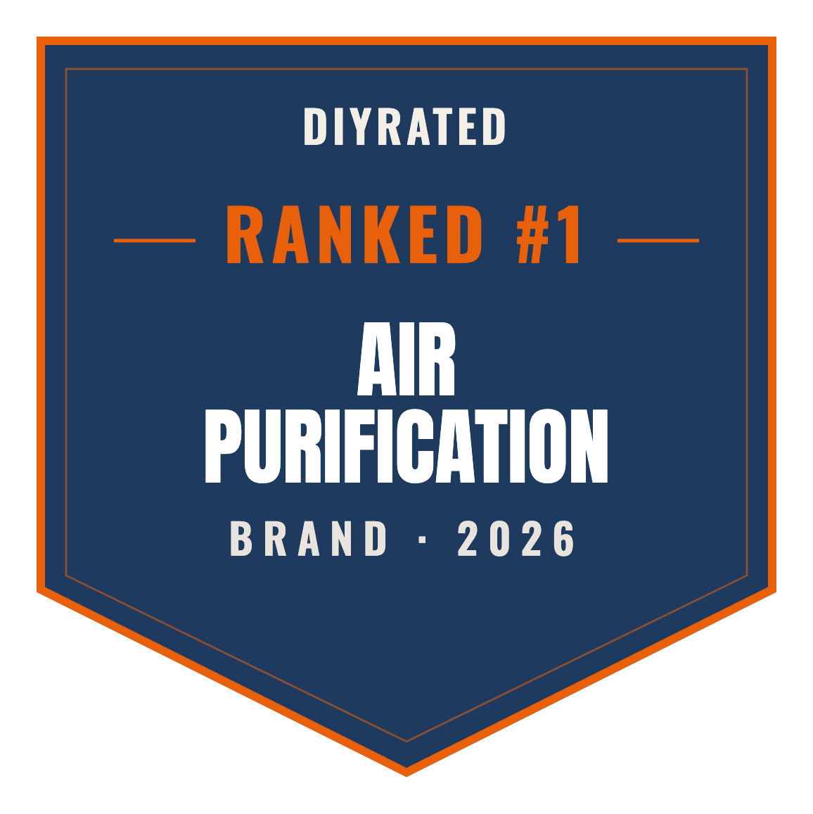 DIYRated Top Brand 2026 — Air Purification