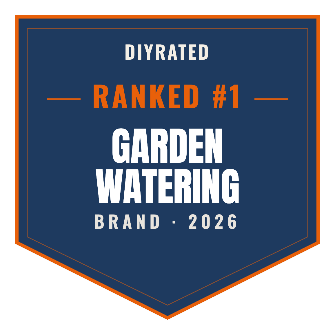 DIYRated Top Brand 2026 — Garden Watering