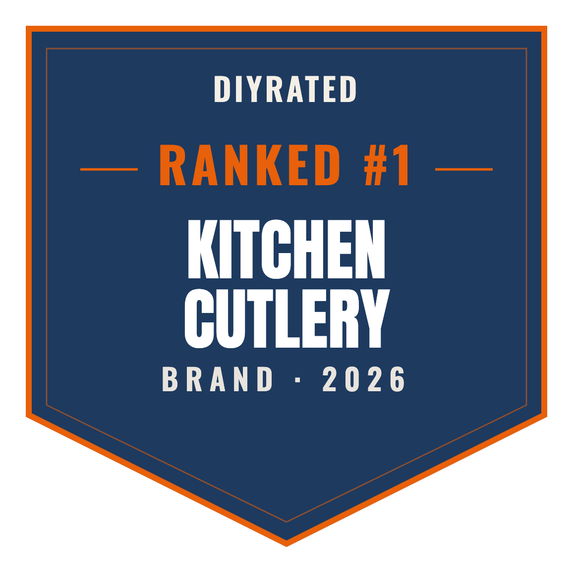 DIYRated Top Brand 2026 — Kitchen Cutlery
