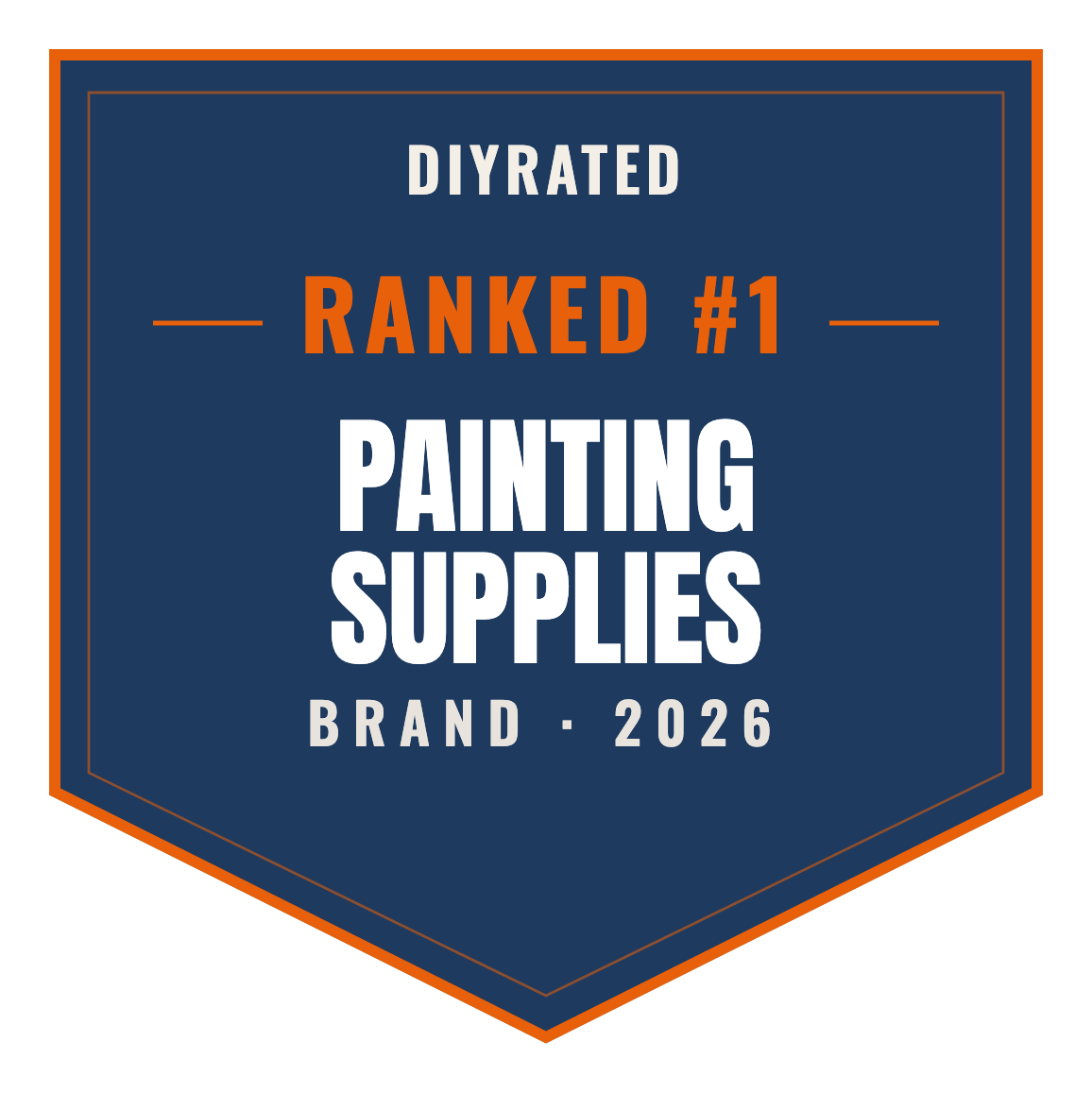 DIYRated Top Brand 2026 — Painting Supplies