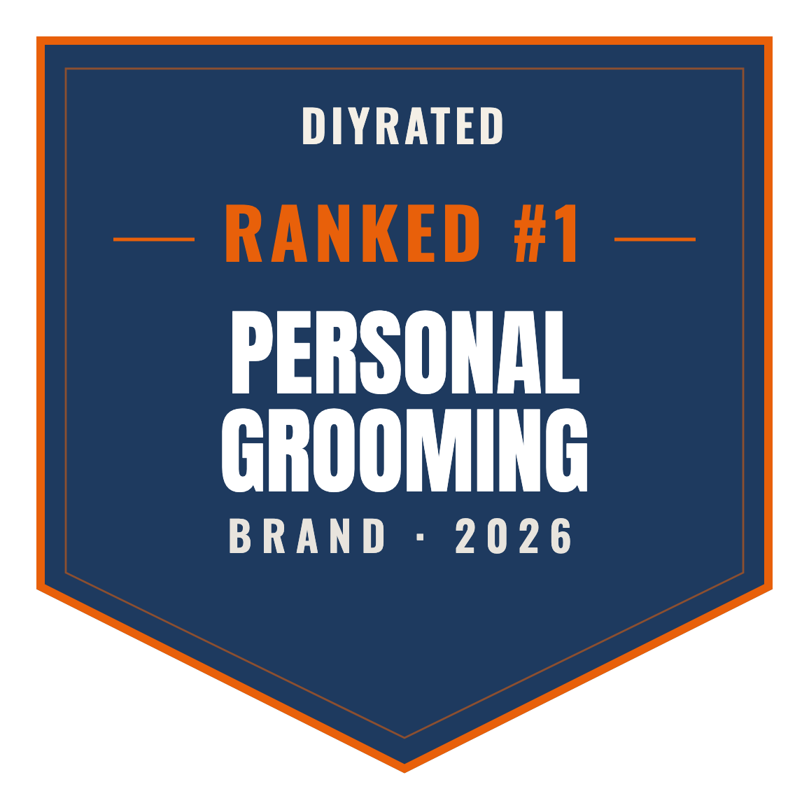 DIYRated Top Brand 2026 — Personal Grooming