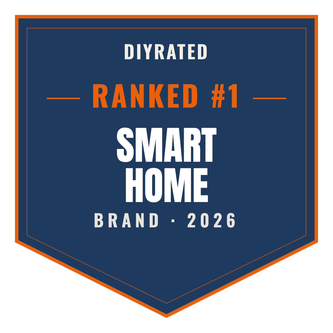 DIYRated Top Brand 2026 — Smart Home